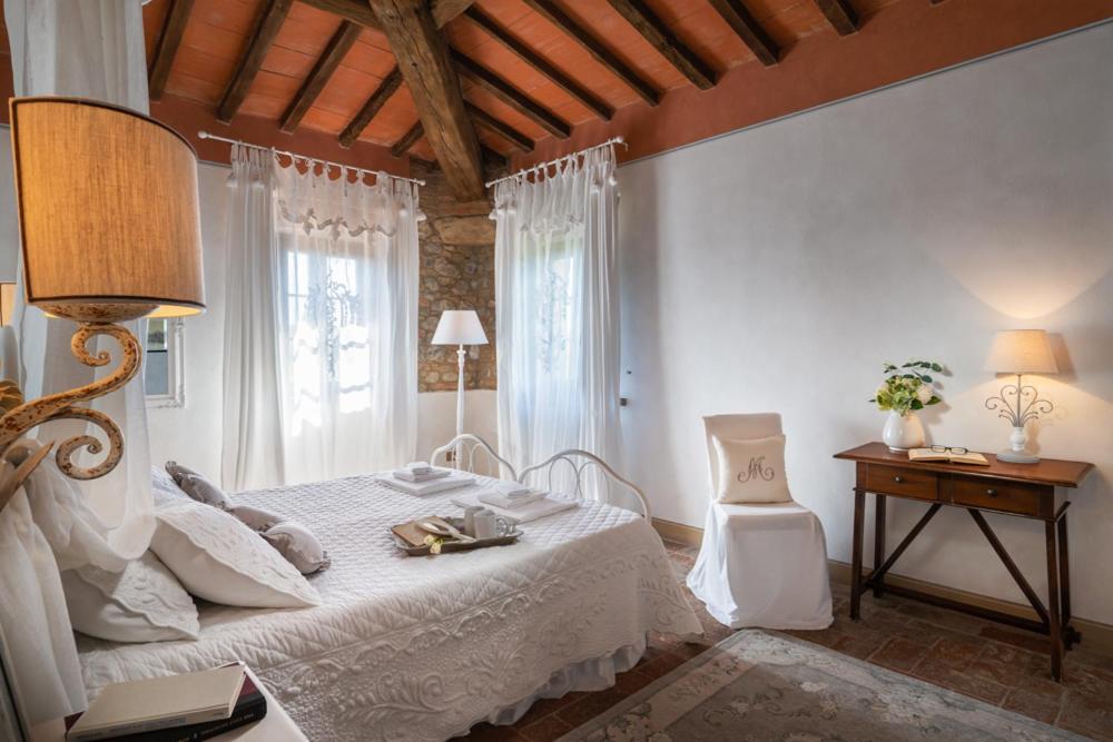 La Mandriola Villa Lajatico Cameră foto